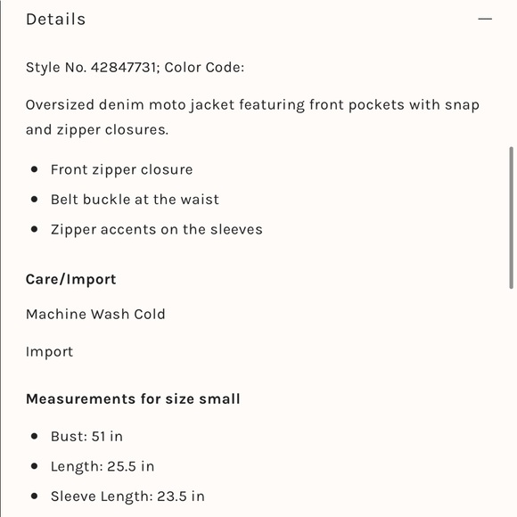 FP Oversized Denim Jacket - Picture 2 of 2